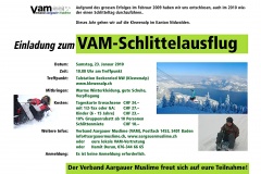 Flyer VAM-Schlittelausflug 2010