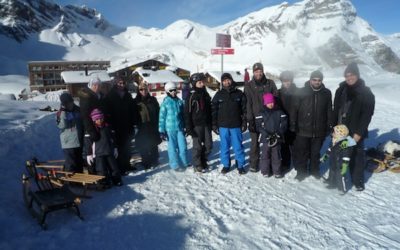 Herrliches Wetter am VAM-Schlitteltag