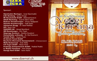 Abend der Koranrezitation (Vecer Kurana) 2016